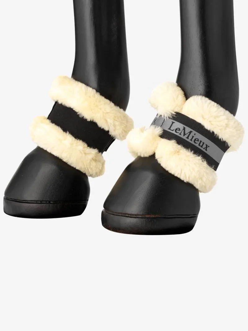 LeMieux Fleece Pastern Wrap in Black